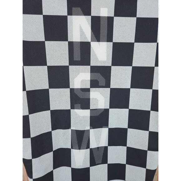 Nike Men's NSW Black Checkered Oversized T-Shirt Small - Picture 7 of 9
